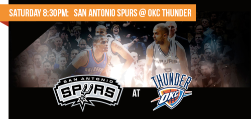 San Antonio Spurs at OKC Thunder